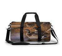 Sac de sport pour homme et femme - Motif canards colverts - Sac de sport cylindrique léger - Pour basket-ball, football, week-end, 45 cm/22,9 cm/22,9 cm, Style :, 17.7in/9in/9in