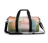 Sac de sport pour homme et femme, motif coloré pastel, petit sac de voyage pour voyage de nuit, sac de week-end, grand sac de sport, motif coloré pastel, Motif coloré pastel, 17.7in/9in/9in