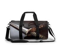 Sac de sport pour homme et femme - Motif épée de samouraï du Japon - Sac de sport avec compartiment à chaussures - Épée de samouraï du Japon - 45 cm/22,9 cm/22,9 cm, Épée de samouraï japonaise.,