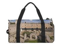Sac de sport pour homme et femme, motif Israël à la tour de David, sac de sport avec compartiment à chaussures, Israël à la tour de David, taille unique, Israël à la tour de David, Taille unique