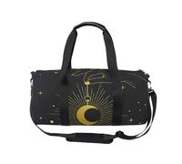 Sac de sport pour homme et femme - Motif lune - Alchemy - Sorcière - Gymnastique, danse, week-end, fitness, hôpital, multicolore, Sac de voyage