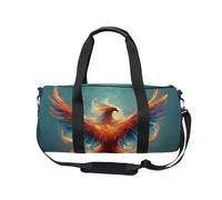 Sac de sport pour homme et femme - Motif Phoenix - Fantastique - Pour la gymnastique, la danse, le week-end, le fitness, l'hôpital, multicolore, Sac de voyage