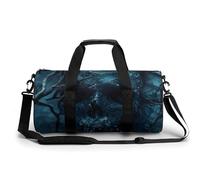 Sac de sport pour homme et femme - Motif tribal complexe - Imperméable - Pour le sport et l'entraînement, Ancient Skull Photos, 17.7in/9in/9in
