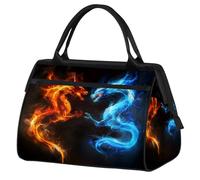 Sac de sport pour homme et femme - Sac de sport de voyage avec manchon de chariot - Sac de sport imperméable pour le week-end - Sac fourre-tout pour voyage, gym, sport - 2, Sac-012