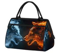 Sac de sport pour homme et femme - Sac de sport de voyage avec manchon de chariot - Sac de sport imperméable pour le week-end - Sac fourre-tout pour voyage, gym, sport - 2, Sac-003