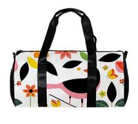 Sac de sport pour homme et femme, sac de sport pour femme, sac de voyage pour yoga, entraînement, motif flamant rose, Motif 930, 45x23x23cm(17.7x9x9in)