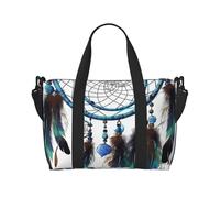 Sac de sport pour homme et femme - Sac de voyage en toile pour voyage, natation, fitness, entraînement, sport, Attrape-rêves indien., Taille unique