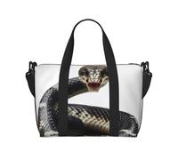 Sac de sport pour homme et femme - Sac de voyage en toile pour voyage, natation, fitness, entraînement, sport, Cobra Snake, Taille unique