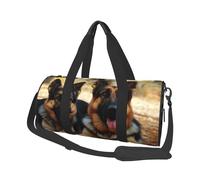 Sac de sport pour homme et femme - Sac de voyage en toile pour voyage, natation, fitness, entraînement, sport, noir, taille unique, Noir , Taille unique