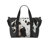Sac de sport pour homme et femme - Sac de voyage fourre-tout aquarelle de faucon assis dans l'arbre - Sac de week-end en toile pour voyage, natation, fitness, entraînement, Dalmatien., Taille unique