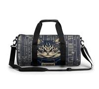 Sac de sport pour homme et femme - Sac de voyage fourre-tout - Motif chat criminel - Pour voyage, natation, fitness, entraînement, sport, style 3, 45 cm/22,9 cm/22,9 cm, style 3, Style-3,