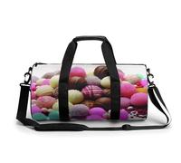 Sac de sport pour homme et femme - Sac de voyage fourre-tout noir et blanc à paillettes - Sac de voyage pour voyage, natation, fitness, entraînement, Style-5, 17.7in/9in/9in