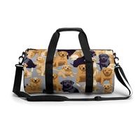 Sac de sport pour homme et femme - Sac de voyage fourre-tout pour le week-end - Chihuahua - Ananas - Pour voyage, natation, fitness, entraînement, Style-5, 17.7in/9in/9in