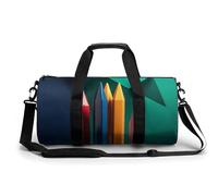 Sac de sport pour homme et femme - Sac de voyage fourre-tout pour le week-end - Slogans hawaïens - Sac de nuit pour voyage, natation, fitness, entraînement, Style 1, 17.7in/9in/9in