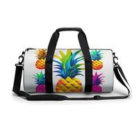 Sac de sport pour homme et femme - Sac de voyage fourre-tout - Sac de week-end - Nature coucher de soleil - Cerf - Pour voyage, natation, fitness, entraînement, Style-5-1, 17.7in/9in/9in