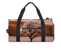 Sac de sport pour homme et femme, sac de voyage, motif fleurs d'arbre dans le désert, sac de week-end avec compartiment à chaussures, style, taille unique, style, taille unique, Style :, Taille unique