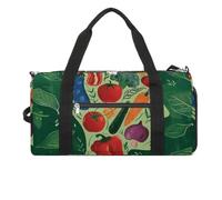 Sac de sport pour homme et femme, sac de voyage pour tête et légumes, sac de week-end avec compartiment à chaussures, style, taille unique, style, taille unique, Style :, Taille unique
