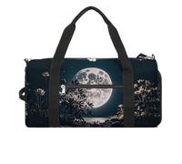 Sac de sport pour homme et femme, sac de voyage, sac de voyage Moonlight Garden Sac de week-end avec compartiment à chaussures, style, taille unique, style, taille unique, Style :, Taille unique