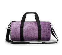 Sac de sport pour homme et femme - Style 1 - En lin - Style 1 - 45 cm/22,9 cm/22,9 cm - Violet, Style 1, 17.7in/9in/9in