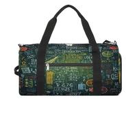 Sac de sport pour questions mathématiques pour femmes et hommes, compartiment à chaussures, sac de voyage, sac de sport pour sport, gymnases, yoga, Question de mathématiques., Taille unique