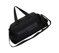 Sac de sport pratique en nylon résistant à l'eau pour homme et femme avec grand espace de rangement, Noir/blanc, Bohème