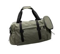 Sac de sport résistant à l'eau avec compartiment humide et bandoulière confortable, solution de rangement compacte pour salle de sport, Vert, Beauté de masse