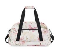 Sac de sport résistant à l'eau - avec compartiment, idéal pour le sport et les voyages de week-end pour filles, garçons, hommes et femmes, 48 x 26,9 x 22,1 cm, parfum naturel - Buisson