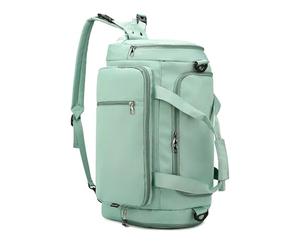 Sac De Sport Sac de Fitness for Femmes, Sac à Main de Voyage décontracté, séparation sèche et Humide, entraînement de Sports de Plein air, Natation, Yoga, Sac à Dos for Femmes(Green)