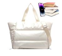 Sac de sport - Sac de sport avec séparation entre sec et humide | Sac de sport multifonctionnel pour femme, sac de voyage imperméable, sac de sport pour voyage, entraînement, multicolore, White, Se