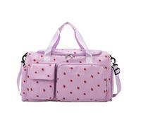 Sac de sport, sac de sport de grande capacité avec compartiment à chaussures, 18,9 x 9,45 x 10,63 pouces, fournitures d'entraînement portables, accessoires de voyage pour femmes, filles, fitness, entr