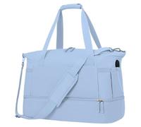 Sac de sport, sac de sport de sport | Emportez vos sacs à provisions avec vous | Sac de voyage léger, grand sac de voyage, sac de sport respirant de grande capacité, bleu, riferimento alla