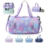 Sac De Sport, Sac De Sport Femme, Sac De Yoga Licorne, Sac De Gym, Sac d'Entraînement - Unisexe (1, Lila, L)