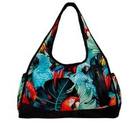 Sac de sport, sac de sport pour homme, sac d'entraînement, sac fourre-tout de sport, natation, motif couple aquarelle de Paris, Motif 6402, 47x16.5x27cm(18.5x6.5x10.6in)