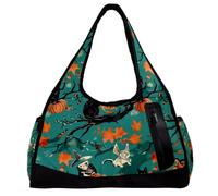 Sac de sport, sac de sport, sac de sport, sac fourre-tout, natation, Halloween, dessin animé, chauve-souris, araignée, Modèle 2014, 47x16.5x27cm(18.5x6.5x10.6in)