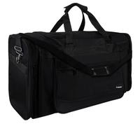 Sac de sport - Sac de voyage - 70 x 29 x 32 cm - 70 l - Bandoulière réglable/amovible - Imperméable - Pour homme et femme - Noir - 24256, Noir , classique