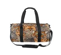Sac de sport, sac de voyage, sac de sport, sac de voyage, sac fourre-tout pour femmes et hommes, motif renard sauvage, pour filles, gymnastique, danse, week-end, fitness, entraînement