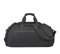 Sac de Sport Sac polochon de Grande capacité Sac de Fitness Compartiment à Chaussures indépendant Sacs à Dos de Voyage en Plein air Courts(Black)