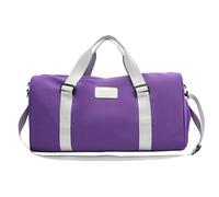 Sac de sport spacieux et étanche avec compartiments dédiés pour le séchage et l'humidité - Construction en nylon durable - Choix de transport polyvalent - Compact pour les voyages courts et les