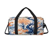 Sac de sport sur le thème des océans avec compartiment à chaussures, sac de voyage, gym, sac de sport pour femmes, hommes, enfants, filles, garçons