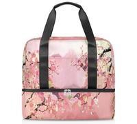 Sac de sport sur le thème du Japon pour femmes et hommes Kirls Garçons Filles 21 L Sac fourre-tout séparé pour voyage, gym, yoga, couleur, Big, Organiseur de sac