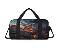 Sac de sport T-rex dinosaure avec compartiment à chaussures, sac de voyage, gym, organiseur de bagages pour femmes, hommes, enfants, filles, garçons