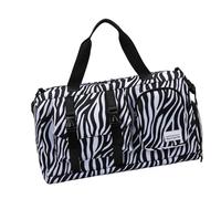 Sac de sport tendance imprimé vache léopards tissu Oxford pratique multi-compartiments résistant à l'eau Gym Natation Voyage Spacieux Sac de natation avec plusieurs poches, Noir , Beauté de masse