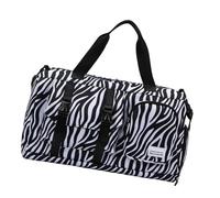Sac de sport tendance imprimé vache léopards tissu Oxford pratique multi-compartiments résistant à l'eau Gym Natation Voyage Accessoires Vache Motif vache Sac de gym avec compartiments, Noir , Beauté