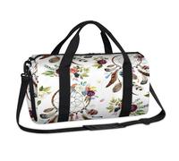 Sac de sport tribal à motif floral attrape-rêves, sac de week-end, sac de voyage décontracté pour enfants, filles, garçons, femmes, hommes