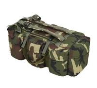 vidaXL Sac de sport 3-en-1 120 L Camouflage Imperméable