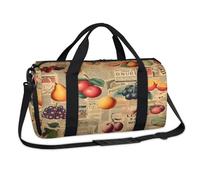 Sac de sport vintage pour journaux, fruits, sac de week-end, sac de nuit, sac fourre-tout, voyage, gym, sac de sport pour enfants, filles, garçons, femmes, hommes