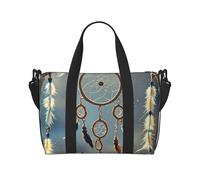 Sac de sport Wild Goose by The Bridge pour homme et femme, sac de voyage avec compartiment à chaussures, sac d'entraînement, Attrape-rêves indien., Taille unique, Sac de voyage