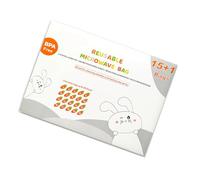 Sac de stérilisateur à vapeur pratique pour micro-ondes 16 / 42 dents pour biberons et tire-lait, nettoyage des composants essentiels