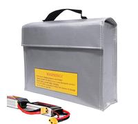 Sac De Stockage De Batterie Protecteur De Stockage De Batterie Sac Ignifuge Et Antidéflagrant Bac Batterie Pochette Anti Feu Protection