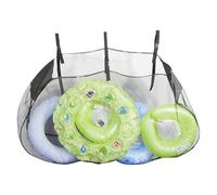 Sac de Stockage de Piscine - Grand réseau de Stockage, Organisateur en Maillage, Accessoire d'été | Sac de Jouets de Piscine pour flotteurs et balles extérieures
